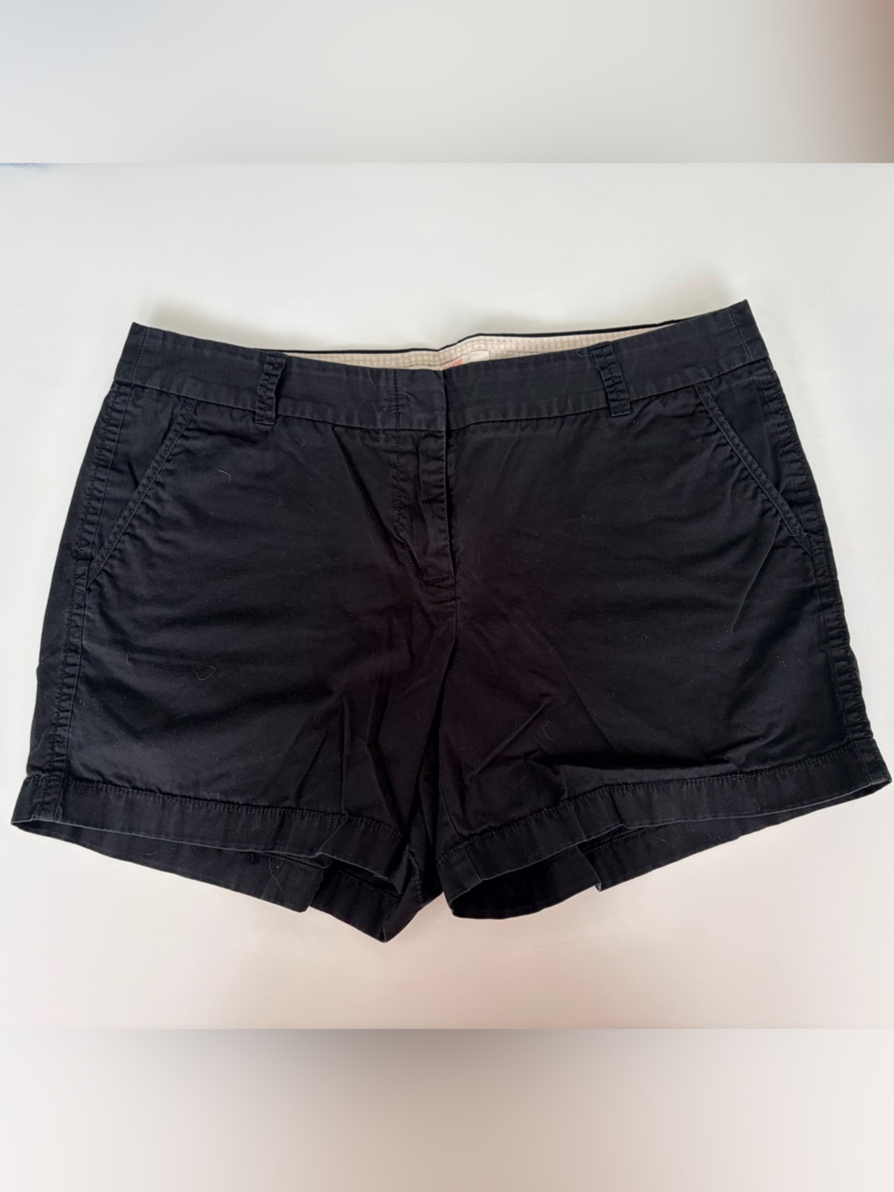 J. Crew Black Women's Cotton Blend Bermuda Shorts